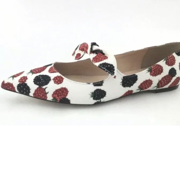 Jcrew Tie Front berry Flats - Picture 4 of 11